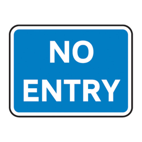 Spectrum Industrial - 'NO ENTRY Road' Sign, Aluminium Composite with ...