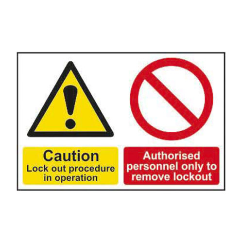 Spectrum Industrial - 'Caution Lock Out Procedure In Operation ...