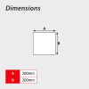 Fire alarm call point symbol - SAV (200 x 200mm)