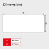 Supplementary Plate 'For X miles' - ZIN (685 x 275mm)