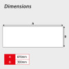 Supplementary Plate 'Farm traffic' - ZIN (870 x 300mm)