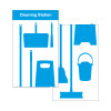 Shadowboard - Cleaning Station Style B (Blue) With Hooks - NO STOCK